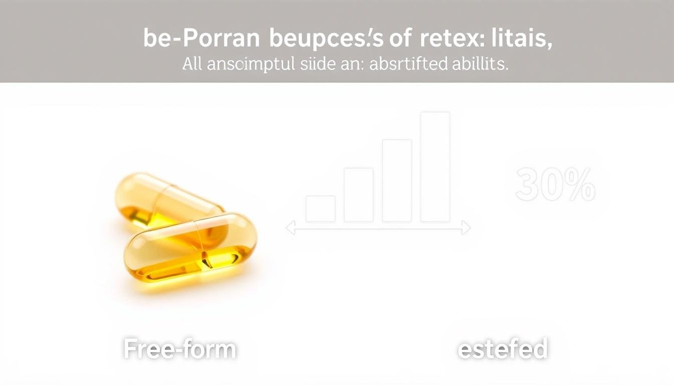 游離型葉黃素吸收率比較
